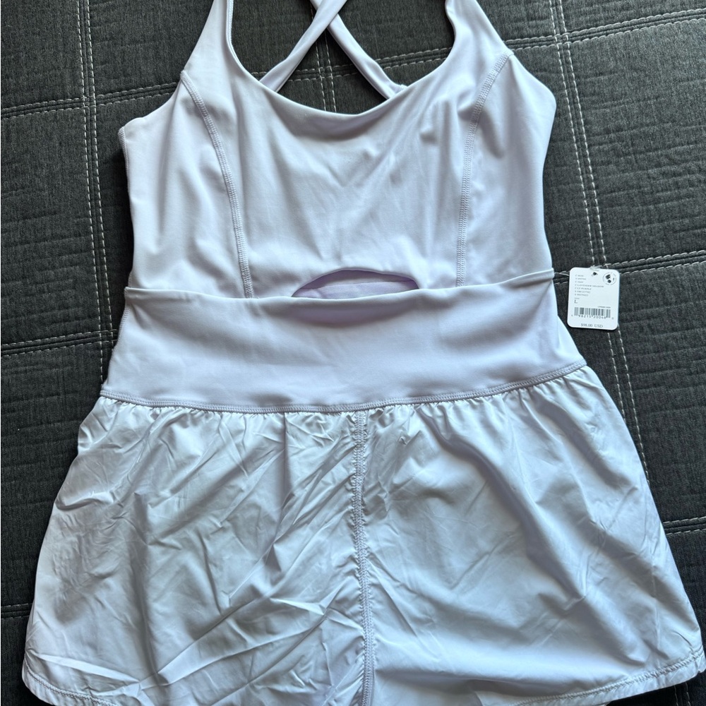 FP Movement White Jumpsuit with Clean Lines
